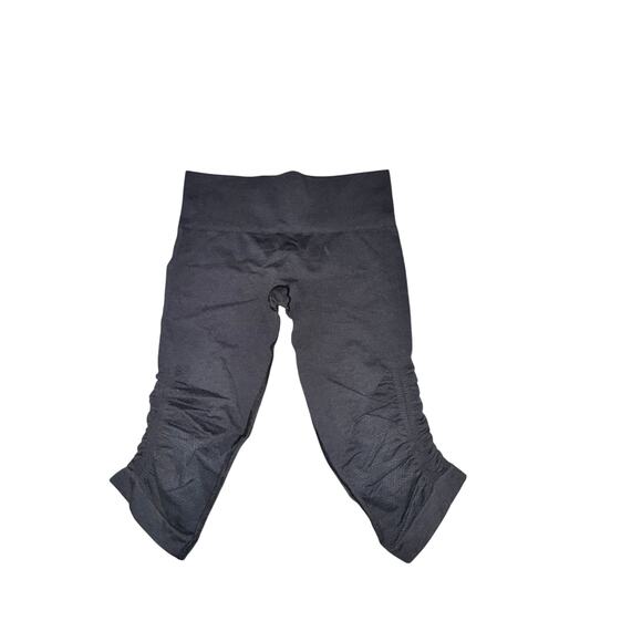 Lululemon Ebb And Flow Crop II Women's Size 8 Deep Coal Gray Seamless Mid Rise - Picture 1 of 4